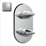 Parties externes pour mitigeur thermostatique universel nickel satiné Apice - Bossini Z00500094