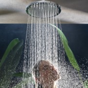 Pomme de tête ø 280 mm en ABS avec rotule et diffuseur Apice - Bossini I00430030