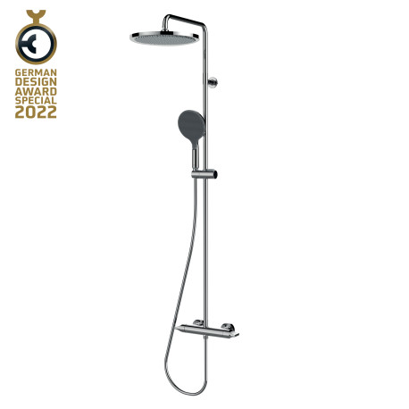 Pomme de tête ø 280 mm en ABS avec rotule et diffuseur Apice - Bossini I00430030