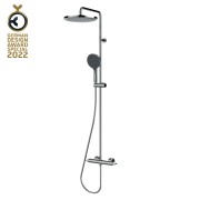 Pomme de tête ø 280 mm en ABS avec rotule et diffuseur Apice - Bossini I00430030