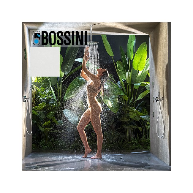 Pomme de tête ø 280 mm en ABS avec rotule et diffuseur blanc mat Apice - Bossini I00430045