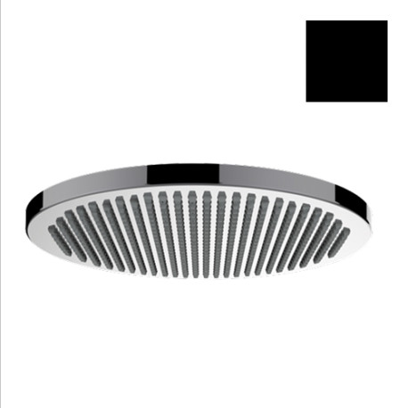 Pomme de tête ø 280 mm en ABS avec rotule et diffuseur noir mat Apice - Bossini I00430073