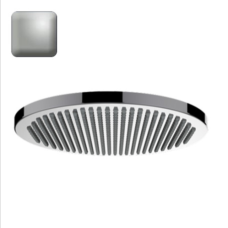 Pomme de tête ø 280 mm en ABS avec rotule et diffuseur nickel satiné Apice - Bossini I00430094