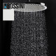 Ensemble pomme de tête douche 280mm blanc mat Apice - Bossini H31430G045