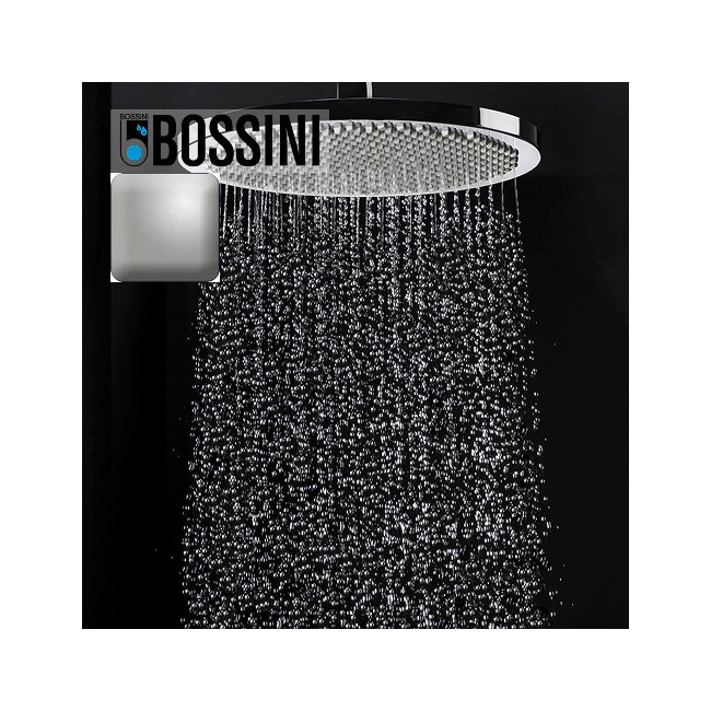 Ensemble pomme de tête douche 280mm nickel satiné Apice - Bossini H31430G094