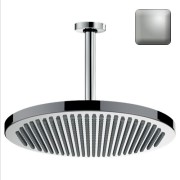 Ensemble pomme de tête douche 280mm nickel satiné Apice - Bossini H31430G094