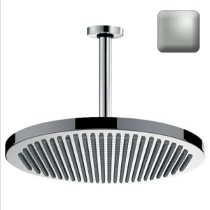 Ensemble pomme de tête douche 280mm nickel satiné Apice - Bossini H31430G094