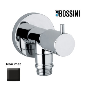 Robinet d’arrêt avec tête à disques en céramique ½’’M noir mat - BOSSINI E57500073