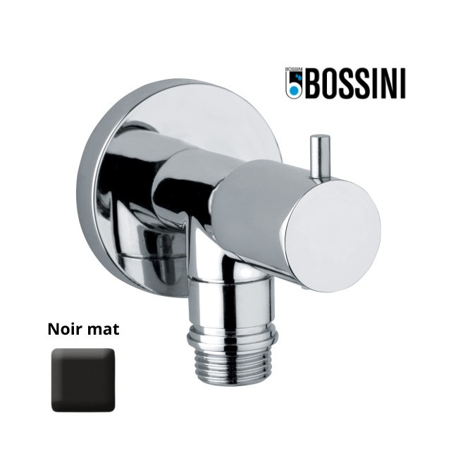 Robinet d’arrêt avec tête à disques en céramique ½’’M noir mat - BOSSINI E57500073
