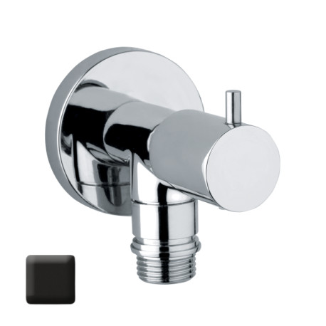 Robinet d’arrêt avec tête à disques en céramique ½’’M noir mat - BOSSINI E57500073