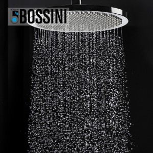 Ensemble pomme de tête douche 280mm bras à angle chromé Apice - Bossini H70430H030