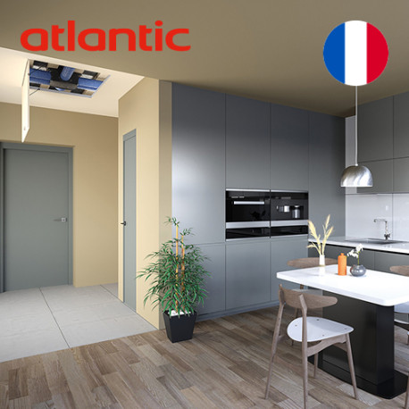 Kit Autocosy iH FLEX VMC auto intelligente plat 4 sanitaires - Atlantic 412290