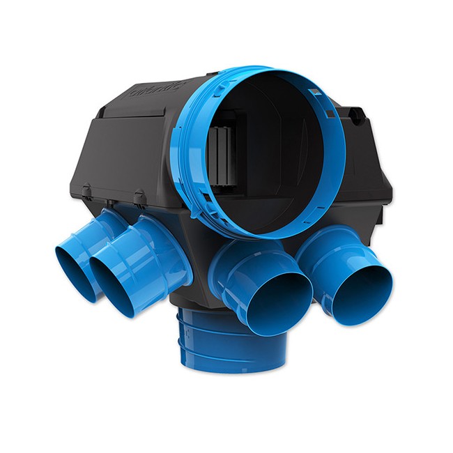 Groupe Hygrocosy VMC hygroréglable 6 sanitaires - Atlantic 412291