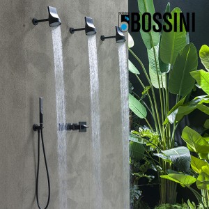 Set pomme de tête 100mm orientable Apice Spot - Bossini HH1000030