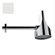 Set pomme de tête 100mm orientable blanc mat Apice Spot - Bossini HH1000045