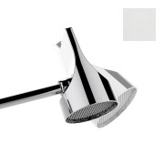 Set pomme de tête 100mm orientable blanc mat Apice Spot - Bossini HH1000045