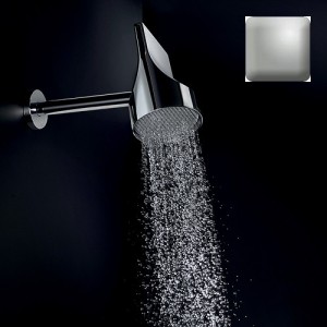 Set pomme de tête 100mm orientable nickel satiné Apice Spot - Bossini HH1000094