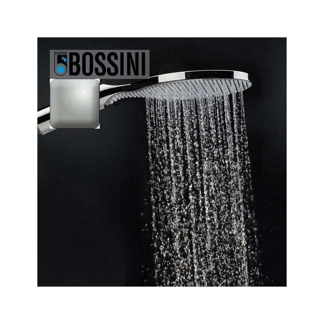 Ensemble pomme de douche et prise d'eau nickel satiné Apice - Bossini CE3002C094