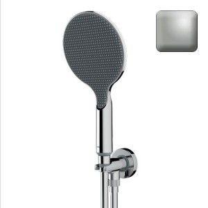 Ensemble pomme de douche et prise d'eau nickel satiné Apice - Bossini CE3002C094