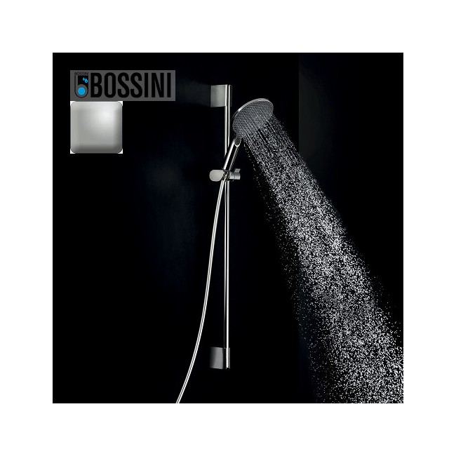 Ensemble barre de douche et pomme de douche nickel satiné Apice - Bossini DA5059094