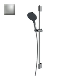 Ensemble barre de douche et pomme de douche nickel satiné Apice - Bossini DA5059094