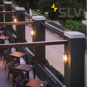 Applique extérieure E27 MERIDIAN BOX anthracite - SLV 230655