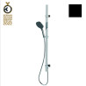 Ensemble barre de douche plate et pomme de douche noir mat Apice - Bossini D48086073