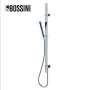 Ensemble barre de douche plate et douchette chromé Apice - Bossini D48088030