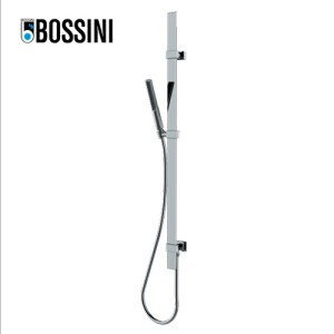 Ensemble barre de douche plate et douchette chromé Apice - Bossini D48088030