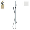 Ensemble barre de douche plate et douchette blanc mat Apice - Bossini D48088045