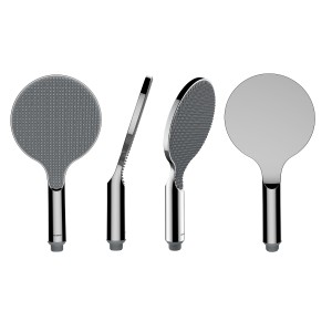 Pomme de douche ronde 140mm chromé Apice - Bossini B00900030