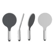 Pomme de douche ronde 140mm blanc mat Apice - Bossini B00900045