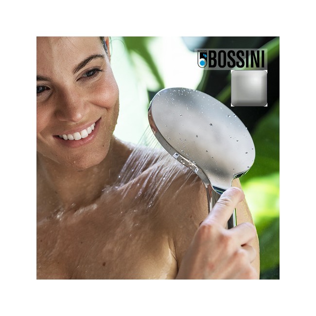 Pomme de douche ronde 140mm nickel satiné Apice - Bossini B00900094