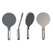 Pomme de douche ronde 140mm nickel satiné Apice - Bossini B00900094