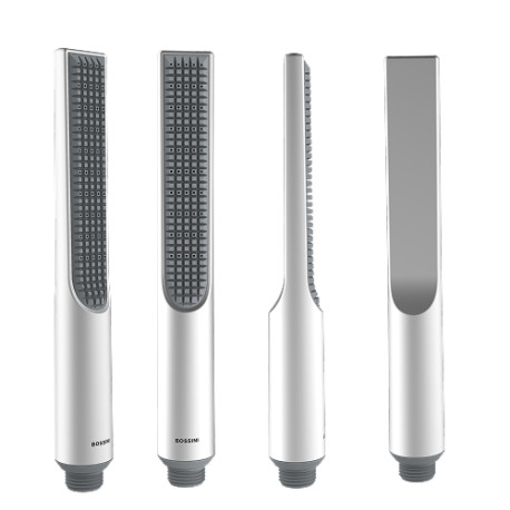 Douchette slim ronde 31mm blanc mat Apice - Bossini B00910045