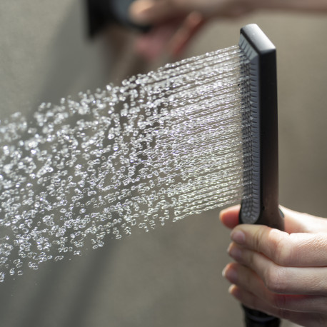 Douchette slim ronde 31mm noir mat Apice - Bossini B00910073