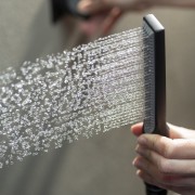 Douchette slim ronde 31mm noir mat Apice - Bossini B00910073