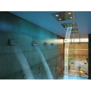 Plafond de douche pour chromothérapie chromé Dream - Bossini H389050030