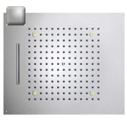 Plafond de douche pour chromothérapie inox mat brossé Dream - Bossini H389050075