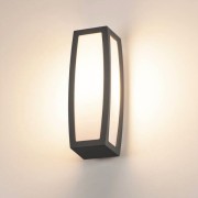 Appliques extérieures avec détecteur MERIDIAN BOX SENSOR applique anthracite E27 max 25W détecteur de mouvement - SLV 230085 