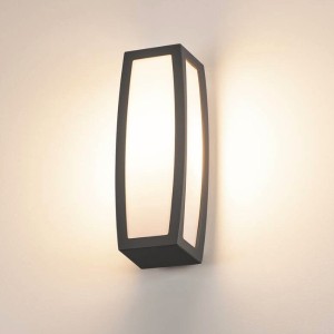 Appliques extérieures avec détecteur MERIDIAN BOX SENSOR applique anthracite E27 max 25W détecteur de mouvement - SLV 230085 