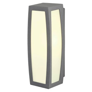 Appliques extérieures avec détecteur MERIDIAN BOX SENSOR applique anthracite E27 max 25W détecteur de mouvement - SLV 230085 