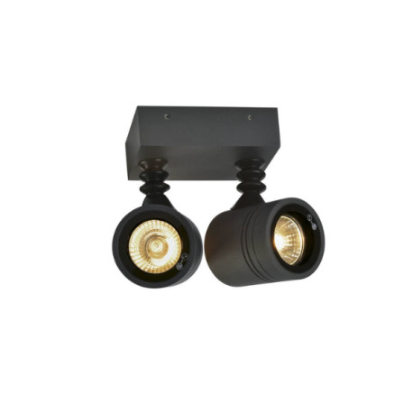 Applique MYRA 2 spots GU10 anthracite - SLV 233095