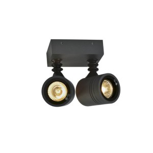 Applique MYRA 2 spots GU10 anthracite - SLV 233095