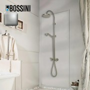 Mélangeur kit colonne de douche murale inverseur Liberty Line nickel satiné - Bossini L01201094
