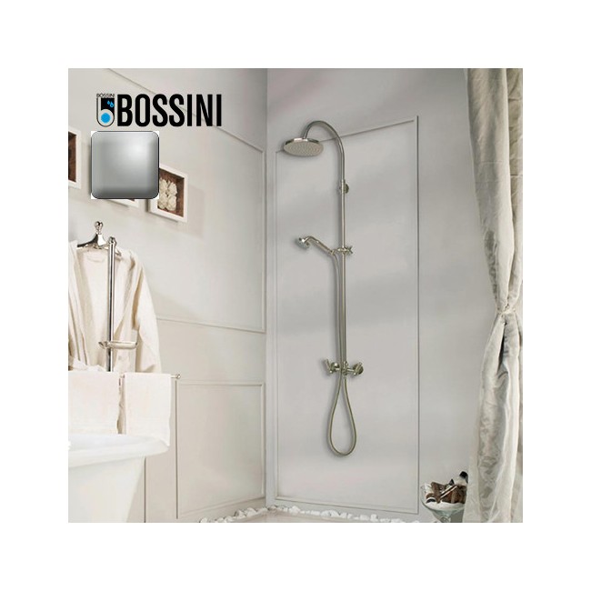 Mélangeur kit colonne de douche murale inverseur Liberty Line nickel satiné - Bossini L01201094