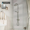 Mélangeur kit colonne de douche murale inverseur Liberty Line nickel satiné - Bossini L01201094