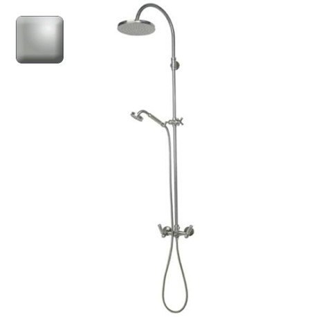 Mélangeur kit colonne de douche murale inverseur Liberty Line nickel satiné - Bossini L01201094