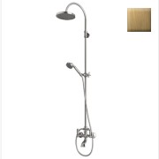 Mélangeur kit colonne bain-douche mural inverseur bronze Liberty Line - Bossini L01203022