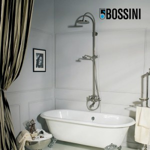 Mélangeur kit colonne bain-douche mural inverseur chromé Liberty Line - Bossini L01203030